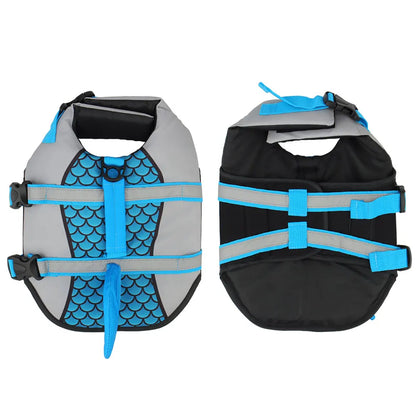 Dog Life Jacket – Shark Style Pet Swimming Vest