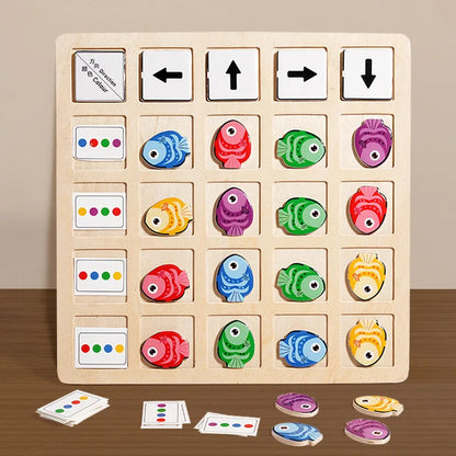 A hands-on educational game designed for logical thinking, color recognition, and interactive play.