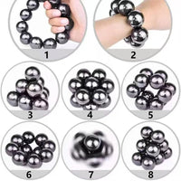 Magnetic Ball Beads 15mm Black Sphere Puzzle Set