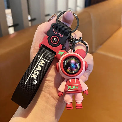 A cute decorative keychain for backpacks, handbags, car keys, and matching gifts.