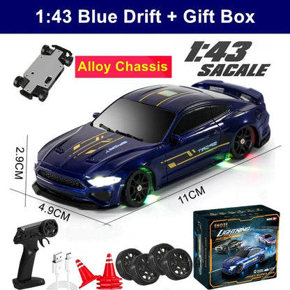 1:64 Mini 4WD Drift RC Car with Remote Control