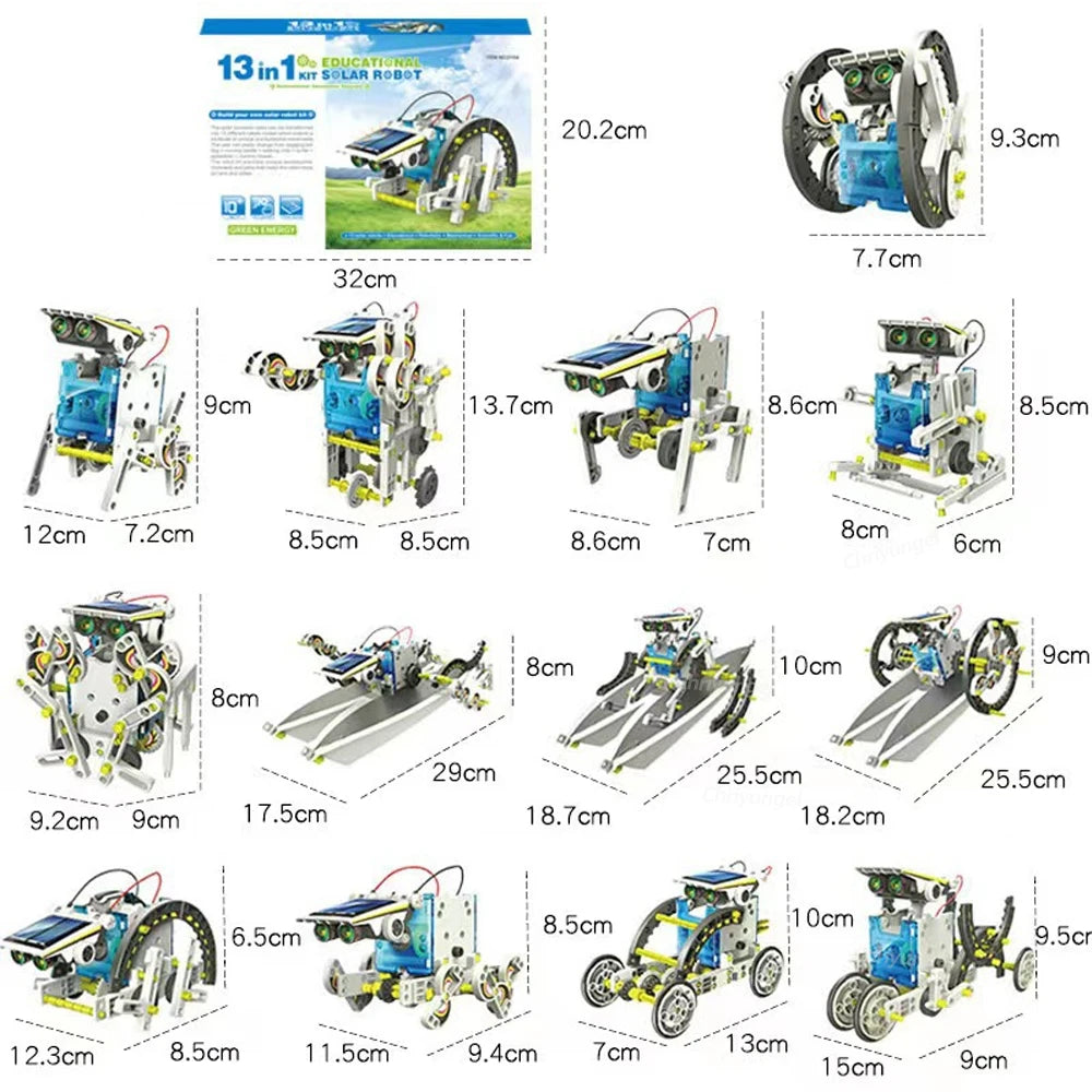 12-in-1 STEM Robot Building Kit – DIY Robotics & Engineering Set