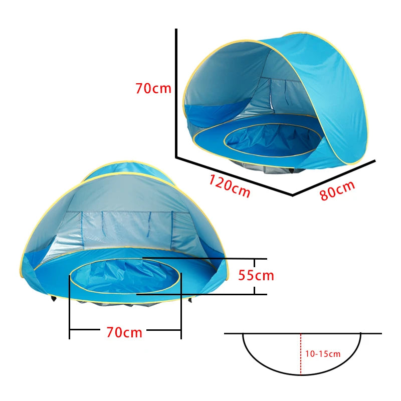 Baby Beach Tent Portable UV Protection Sun Shelter