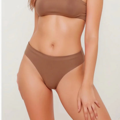 Seamless Brazilian Panties 4PCS Ice Silk Low Rise Briefs