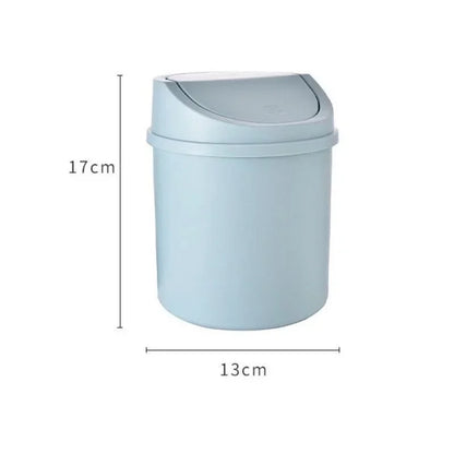 Mini Desktop Trash Can – Small Desk Bin with Flip Lid for Home & Office