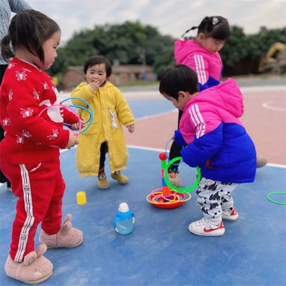 A fun two-in-one activity for indoor play, outdoor games, and family interaction.
