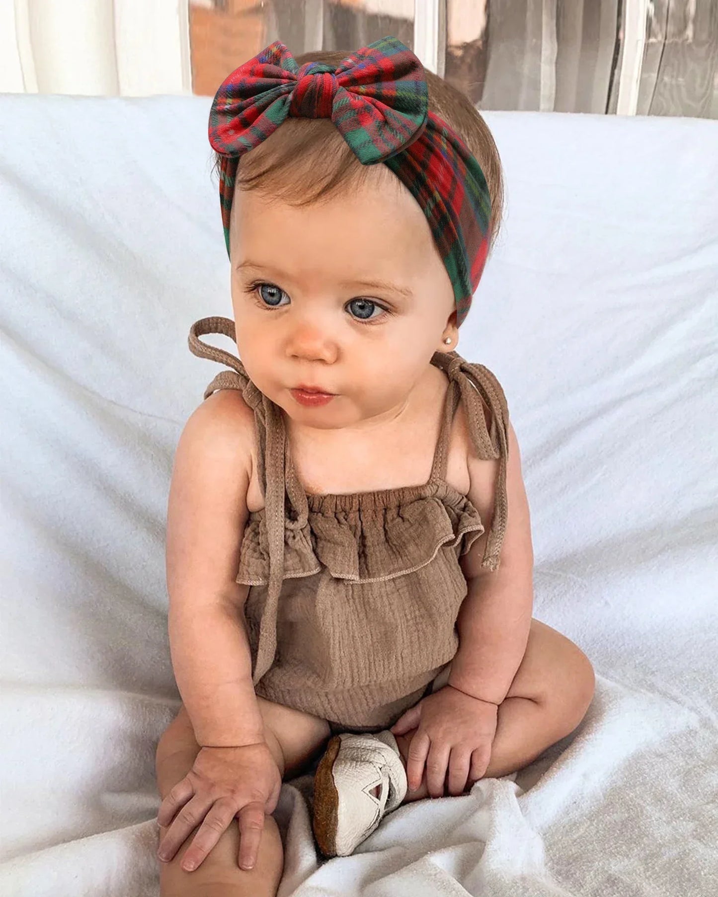 Baby Flower Headband Soft Nylon Newborn Hairband