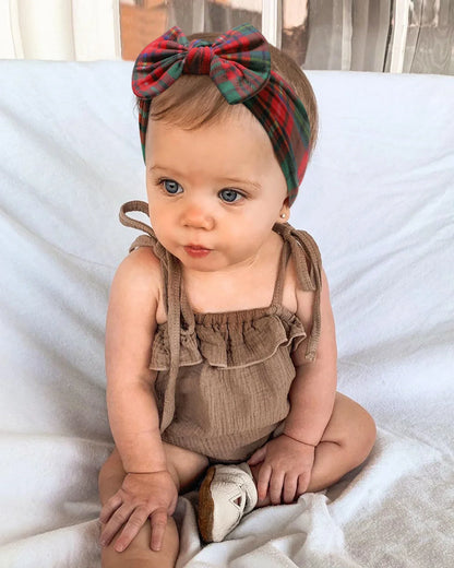 Baby Flower Headband Soft Nylon Newborn Hairband