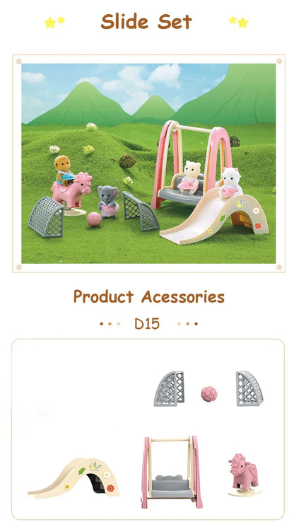 1:12 Miniature Dollhouse Furniture Set Pretend Play Accessories