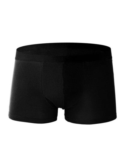 Men's Boxer Shorts 10PCS Breathable Stretch Black Underwear