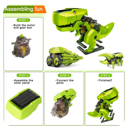 Dinosaur Solar STEM Toy – DIY Educational Science Car Kit