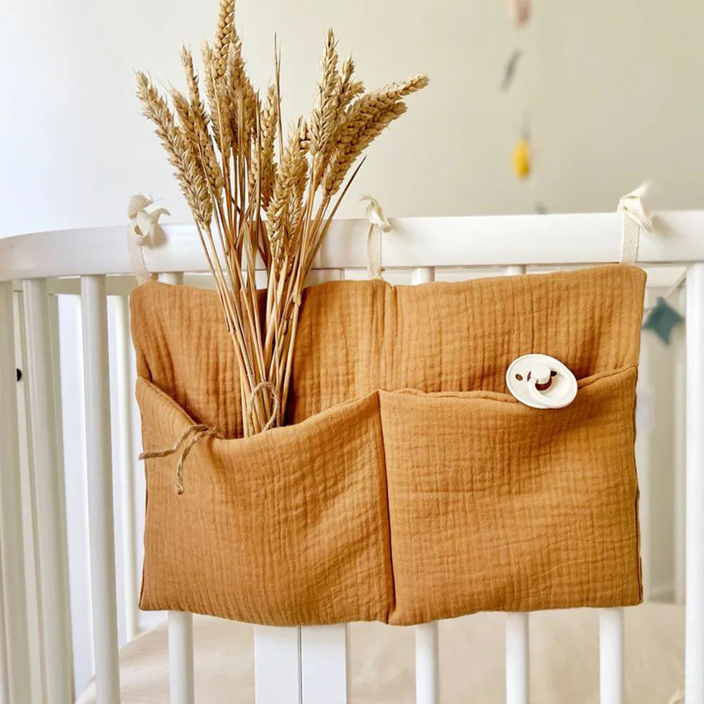 Baby Crib Organizer Hanging Diaper Caddy Storage Bag