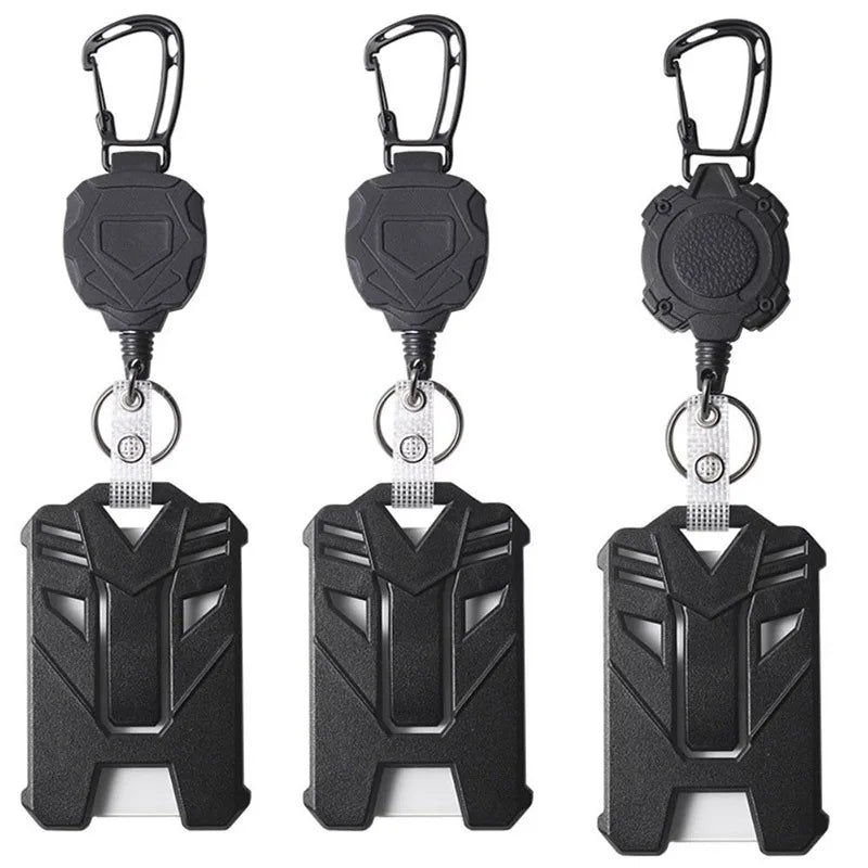 Retractable Badge Holder with ID Card Holder Case Clip