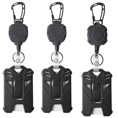 Retractable Badge Holder with ID Card Holder Case Clip