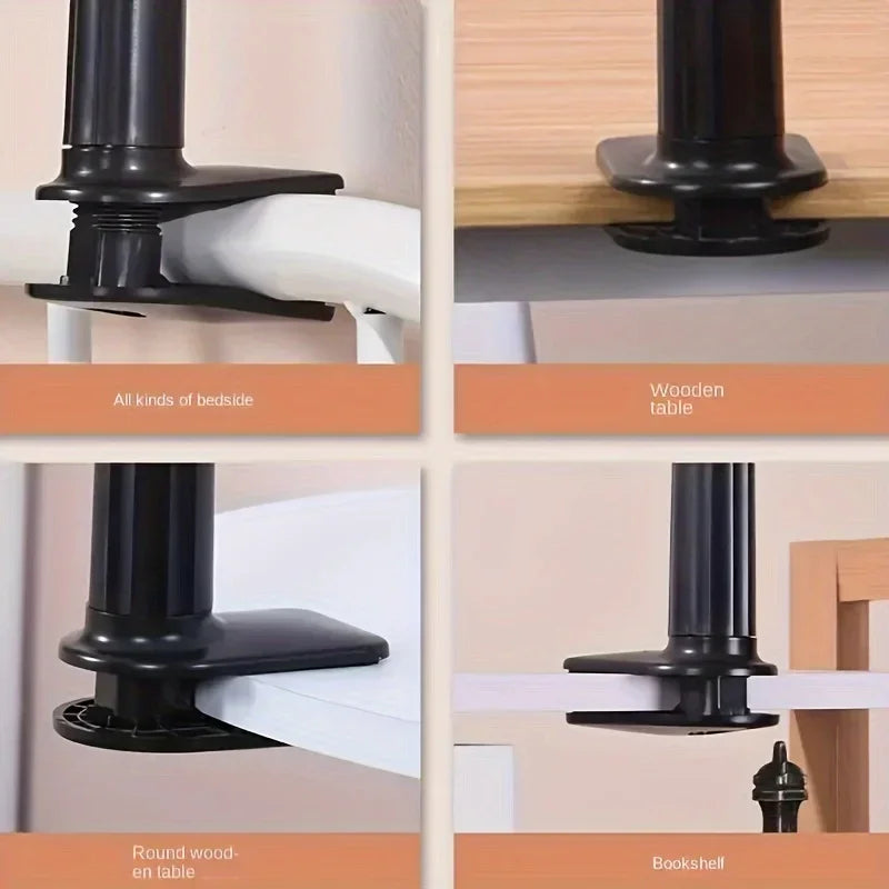 Adjustable Mobile Phone & Tablet Stand – Flexible Bedside & Desktop Holder
