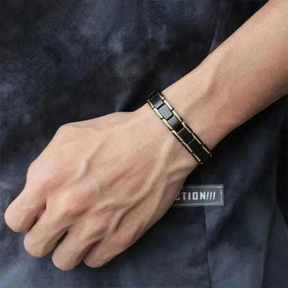 Stainless Steel Bangle Bracelet – Elastic Italian Charm Style