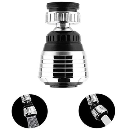 360° Rotatable Faucet Extender – 2-Mode Water Saving Aerator