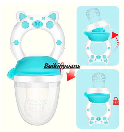 Baby Fruit Feeder Pacifier Silicone Teething Feeder