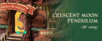 Cuckoo Clock Wooden Puzzle Kit 3D DIY Mechanical Clock Model