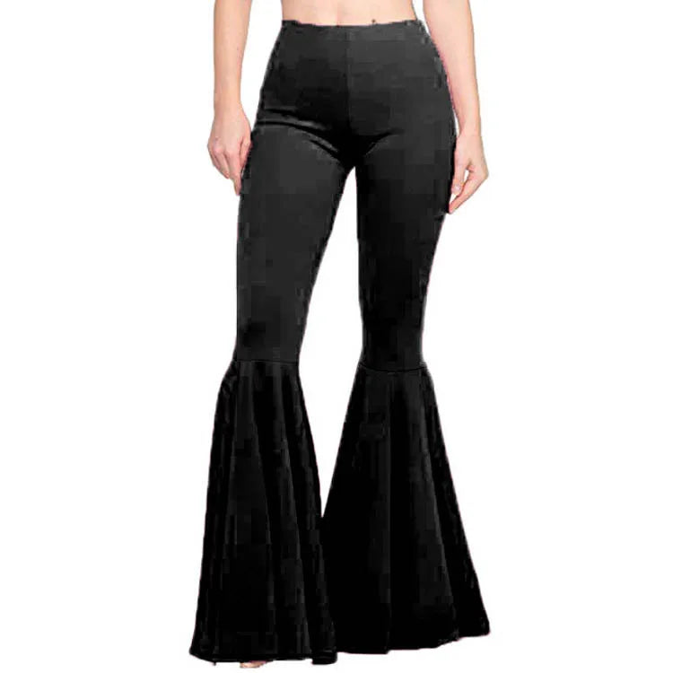 High Waisted Wide Leg Pants for Women Stretch Bell Bottom Trousers