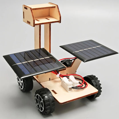 Solar Car STEM Kit – DIY Wooden Educational Model