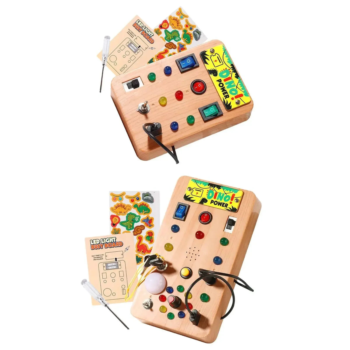 LED Busy Board, Light Switch Sensory Toy for Kids