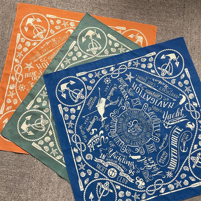 Cotton Bandana Scarf Skull Paisley Hip Hop Headband