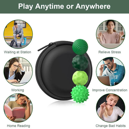 Silicone Magnetic Sensory Balls – Fidget & Stress Relief Toy