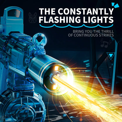 Electric Automatic Water Gun with Lights & Rechargeable Battery