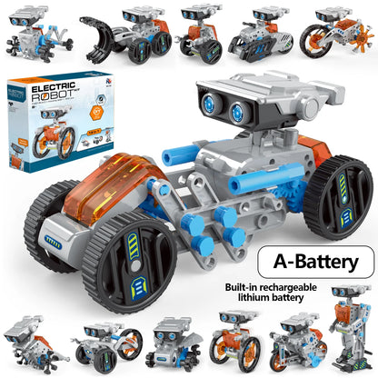 12-in-1 STEM Robot Building Kit – DIY Robotics & Engineering Set