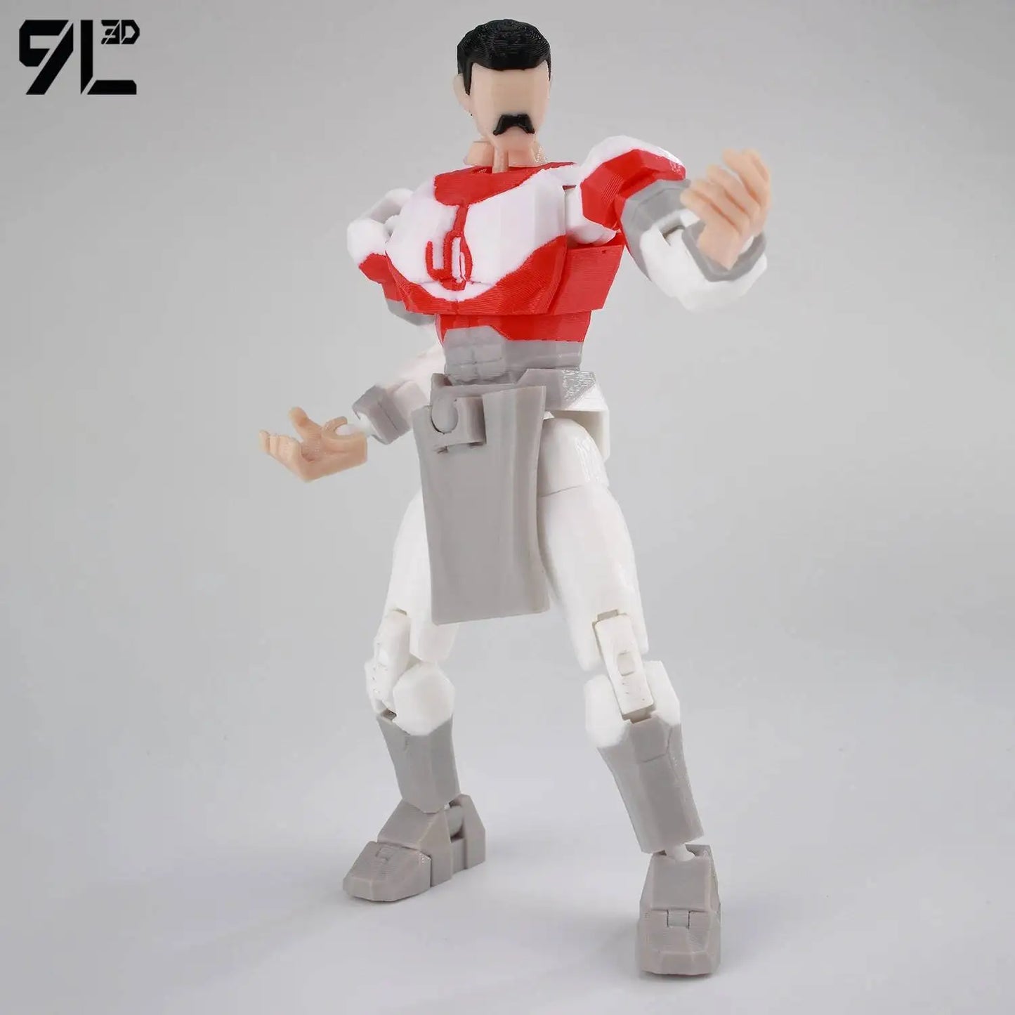 Invincible Boy Action Figure 14cm 3D Printed Multi Jointed Model