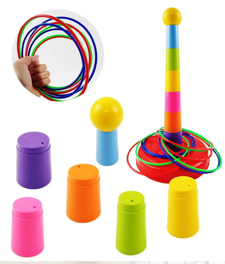 A fun two-in-one activity for indoor play, outdoor games, and family interaction.