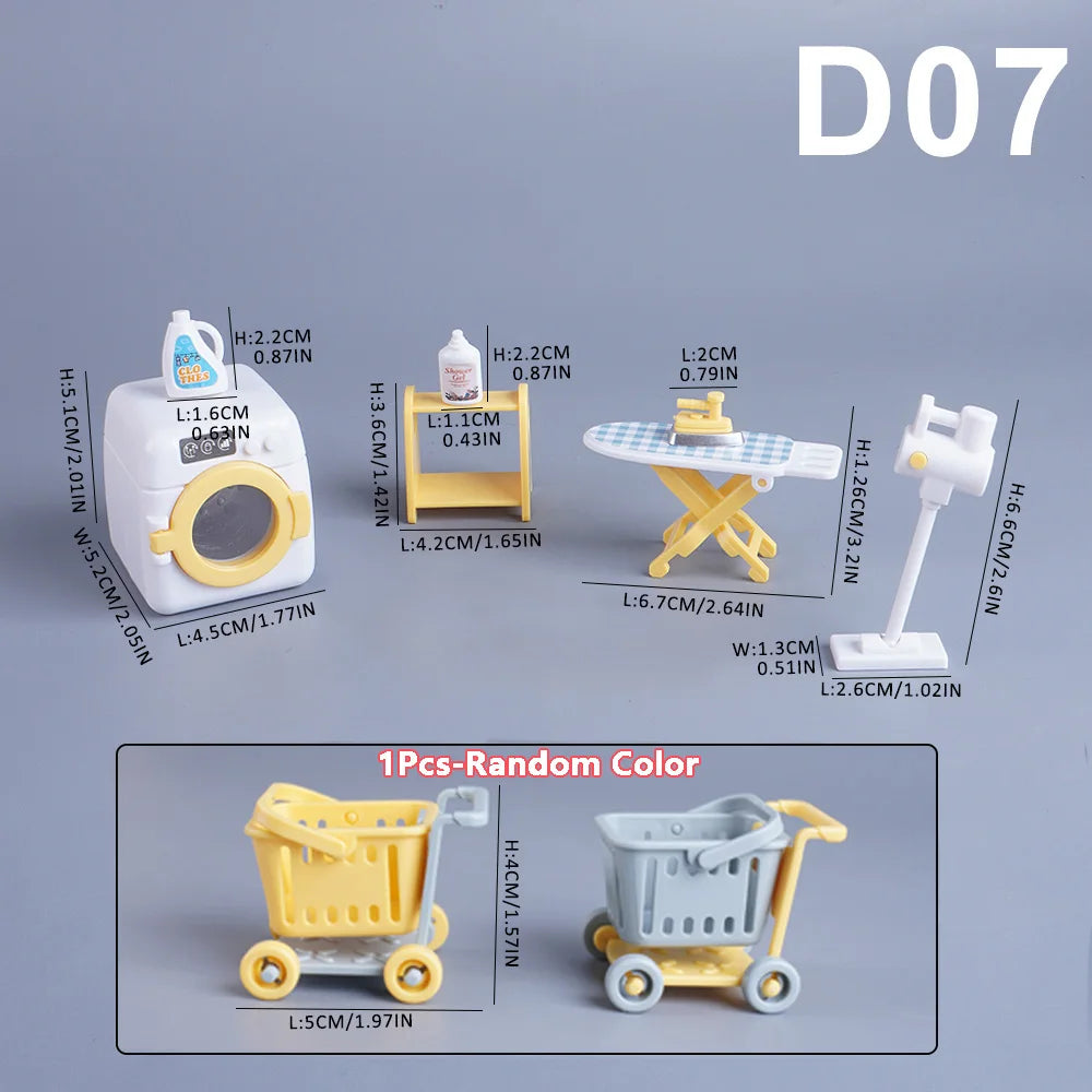 Miniature Dollhouse Furniture 1:12 Pretend Play Accessories