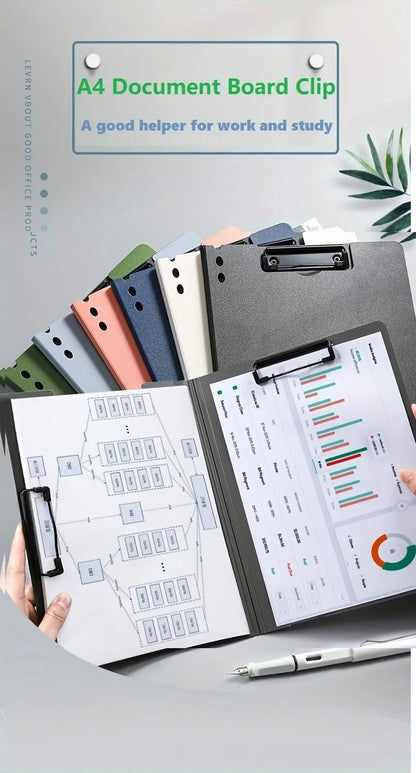 A4 File Folder With Clipboard Cover