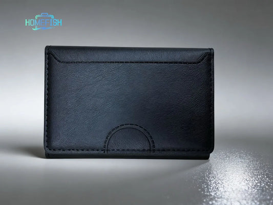 Mag Safe Card Holder PU Leather Magnetic Trifold Wallet