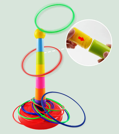 A fun two-in-one activity for indoor play, outdoor games, and family interaction.