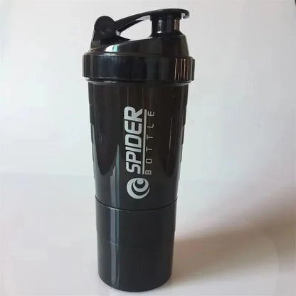 Protein Shaker Bottle – 3 Layer Fitness Mixing Cup