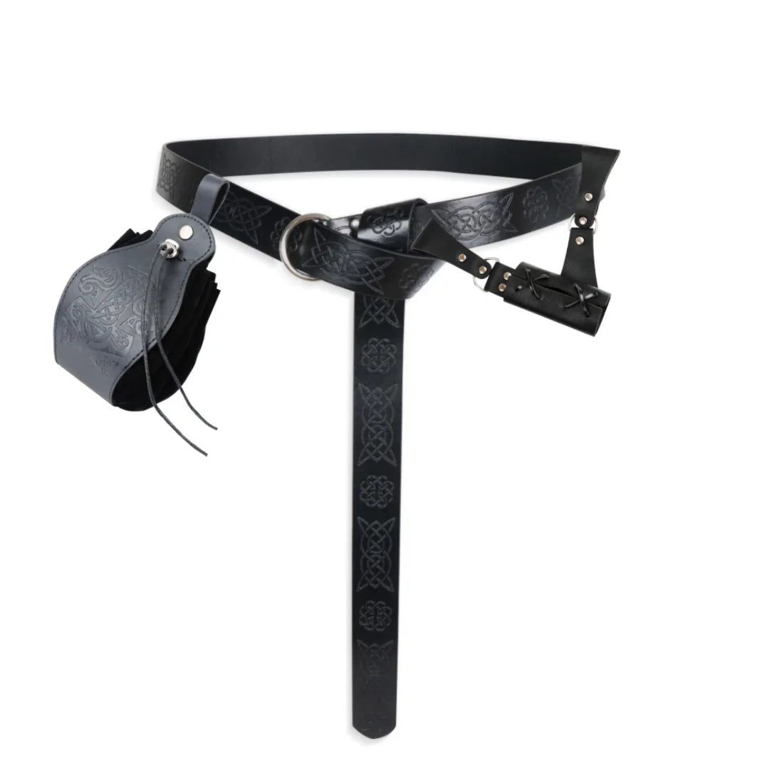 1/3PCS UYEE Medieval Belt Steam Leather Belt  Halloween Cosplay Role-playing Personalized Costume Belt