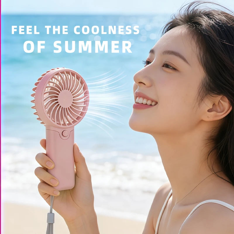 Handheld Mini Fan Rechargeable Portable Pocket Cooling Fan
