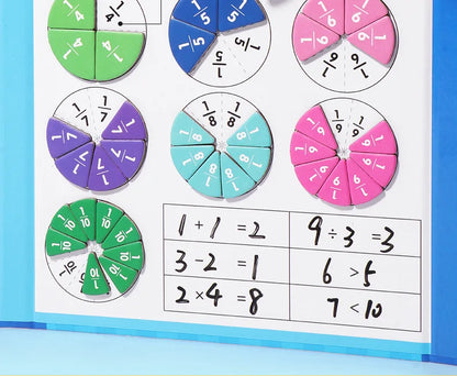Magnetic Fraction Learning Book for Kids