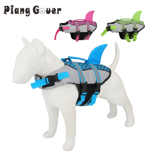 Dog Life Jacket – Shark Style Pet Swimming Vest