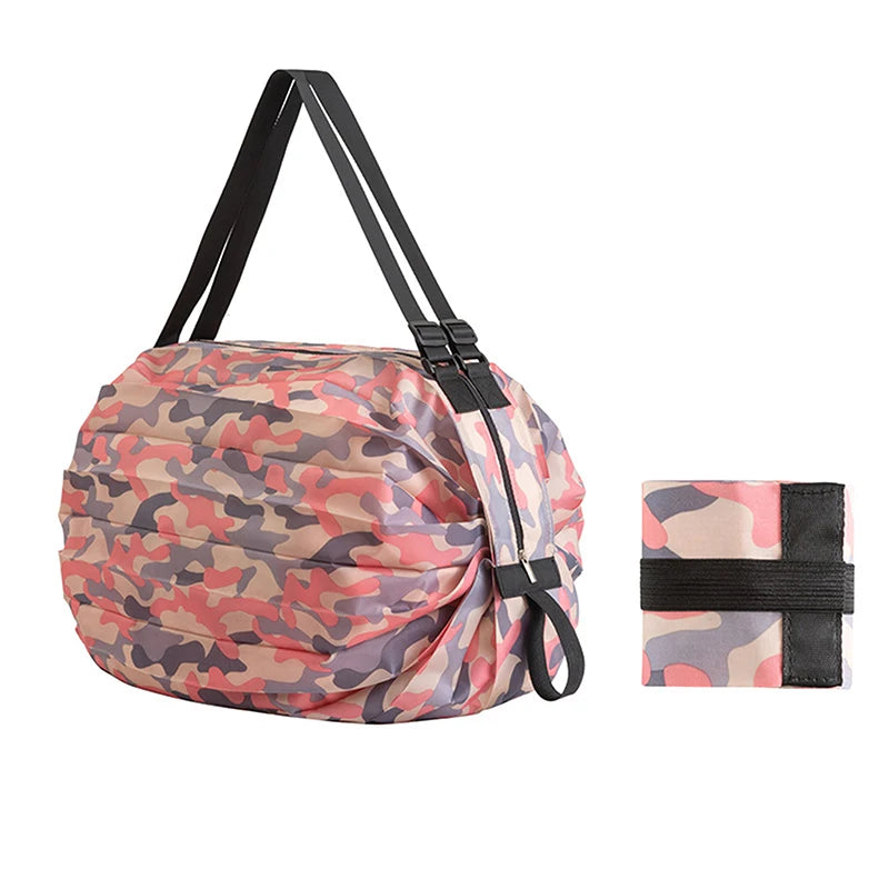 Foldable Reusable Shopping Bag – Lightweight Grocery & Travel Tote