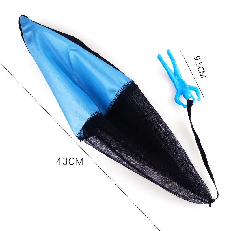 Toy Parachute with Mini Soldier Outdoor Throwing Game