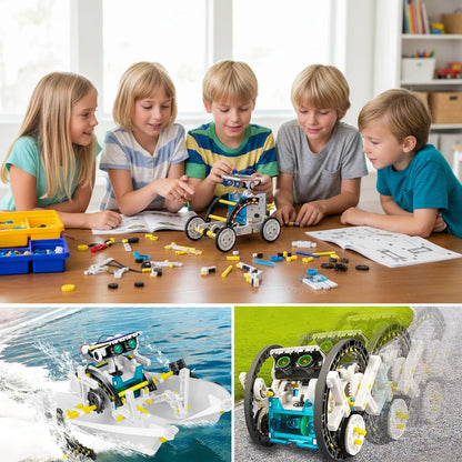 12-in-1 STEM Robot Building Kit – DIY Robotics & Engineering Set