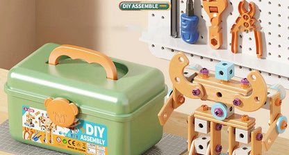 Nut and Bolt Puzzle Toy DIY Screw Assembly Educational Tool Set