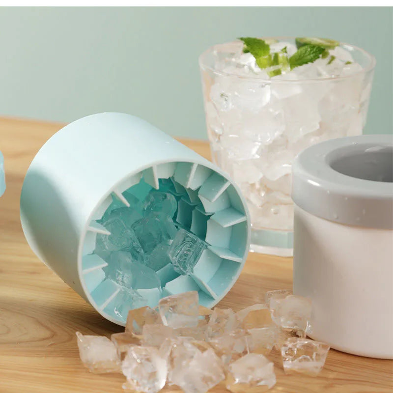 Silicone Ice Cube Mold Round DIY Ice Maker Cup