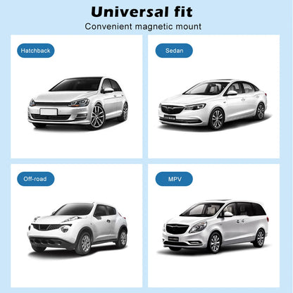 Magnetic Car Window Shades with UV Protection Mesh Cover