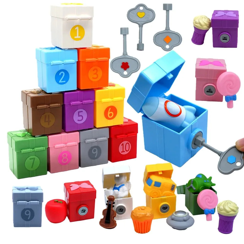 Montessori Counting Toy – Sorting Train & Surprise Gift Set