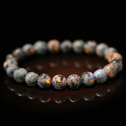 Natural Stone Bead Bracelet – Crystal Gemstone Stretch Bracelet