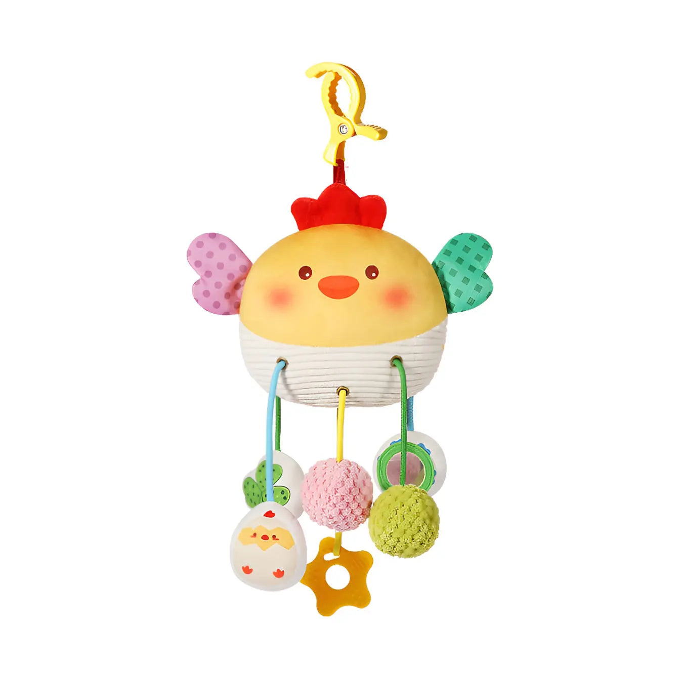 Baby Crib Hanging Toy Pull String Sensory Pendant